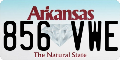 AR license plate 856VWE