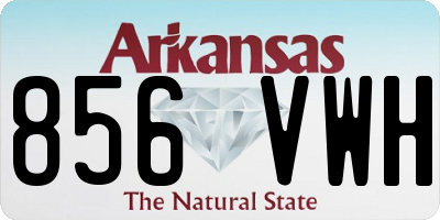 AR license plate 856VWH