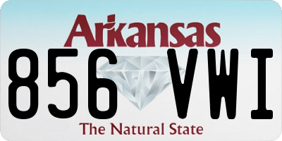 AR license plate 856VWI