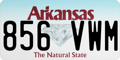 AR license plate 856VWM