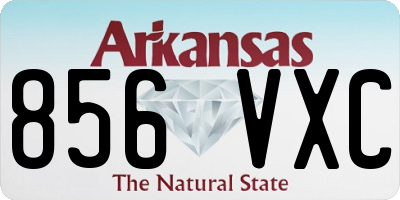 AR license plate 856VXC
