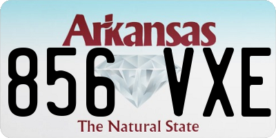 AR license plate 856VXE