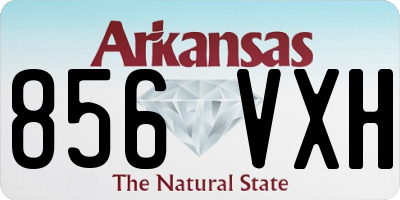 AR license plate 856VXH