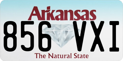 AR license plate 856VXI