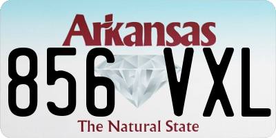 AR license plate 856VXL