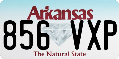 AR license plate 856VXP