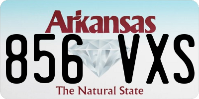 AR license plate 856VXS