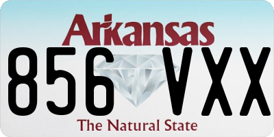AR license plate 856VXX
