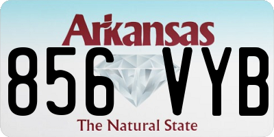 AR license plate 856VYB