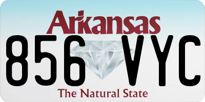 AR license plate 856VYC