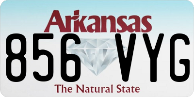 AR license plate 856VYG