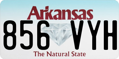 AR license plate 856VYH