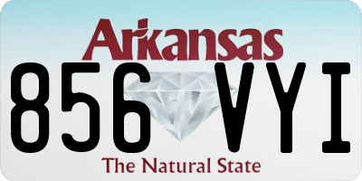 AR license plate 856VYI