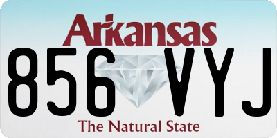 AR license plate 856VYJ