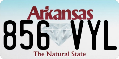 AR license plate 856VYL