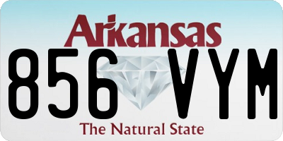 AR license plate 856VYM