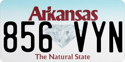 AR license plate 856VYN