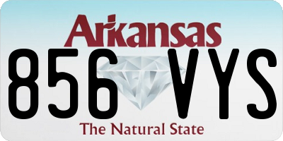 AR license plate 856VYS