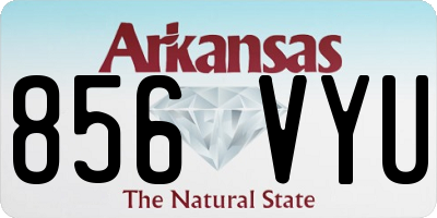 AR license plate 856VYU