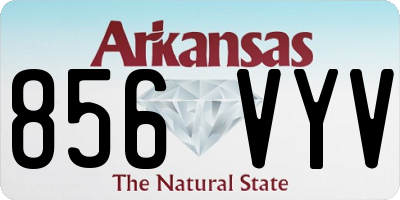 AR license plate 856VYV