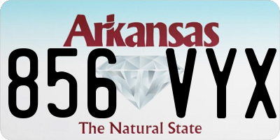 AR license plate 856VYX