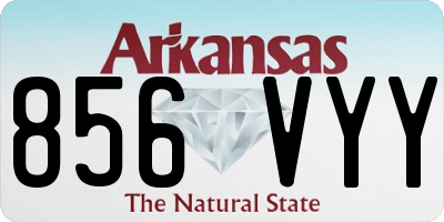 AR license plate 856VYY