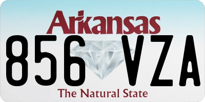 AR license plate 856VZA