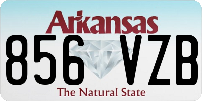 AR license plate 856VZB