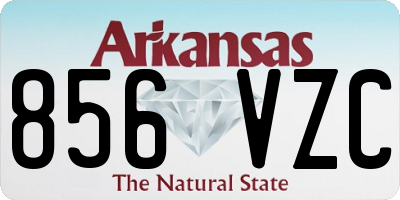 AR license plate 856VZC