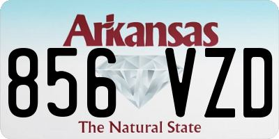 AR license plate 856VZD