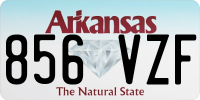 AR license plate 856VZF
