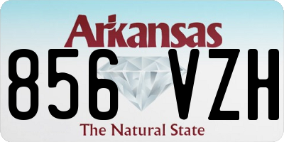 AR license plate 856VZH