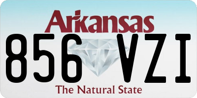 AR license plate 856VZI