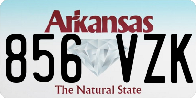 AR license plate 856VZK