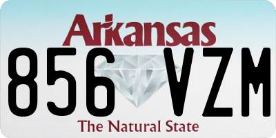 AR license plate 856VZM