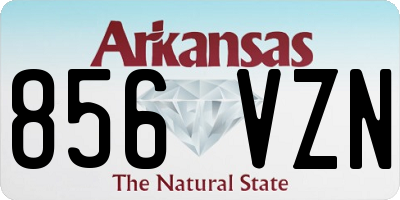 AR license plate 856VZN
