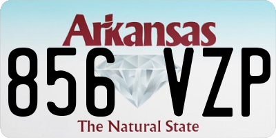 AR license plate 856VZP