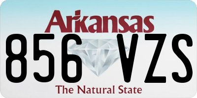 AR license plate 856VZS