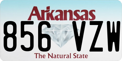 AR license plate 856VZW