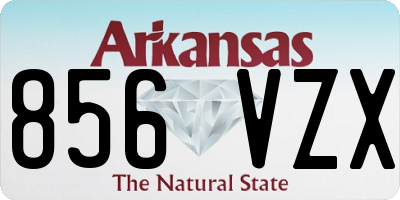 AR license plate 856VZX