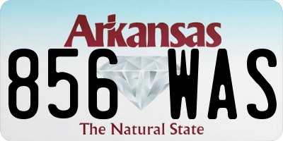 AR license plate 856WAS