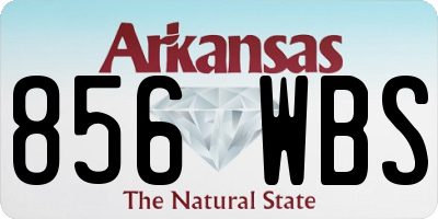 AR license plate 856WBS