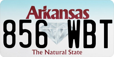 AR license plate 856WBT