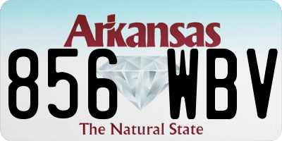 AR license plate 856WBV
