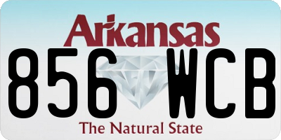 AR license plate 856WCB