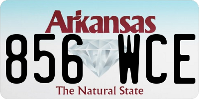 AR license plate 856WCE