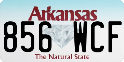 AR license plate 856WCF
