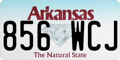 AR license plate 856WCJ