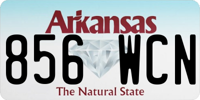 AR license plate 856WCN