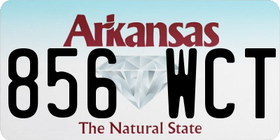 AR license plate 856WCT